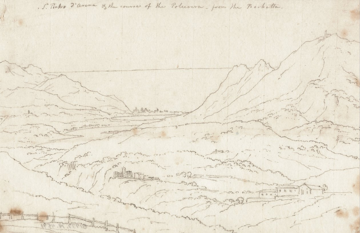 Darowizna San Pierre autorstwa John Robert Cozens
