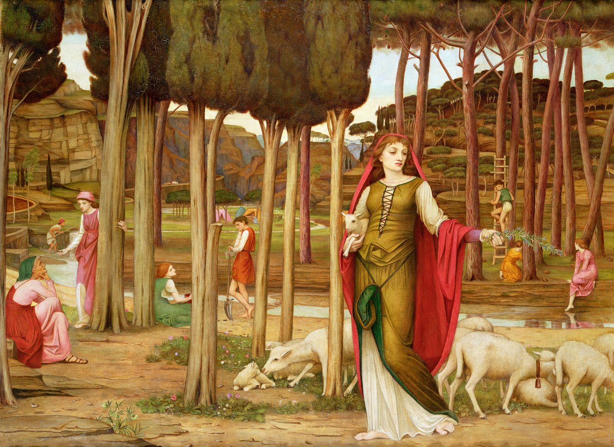 Szulamitka autorstwa John Roddam Spencer Stanhope