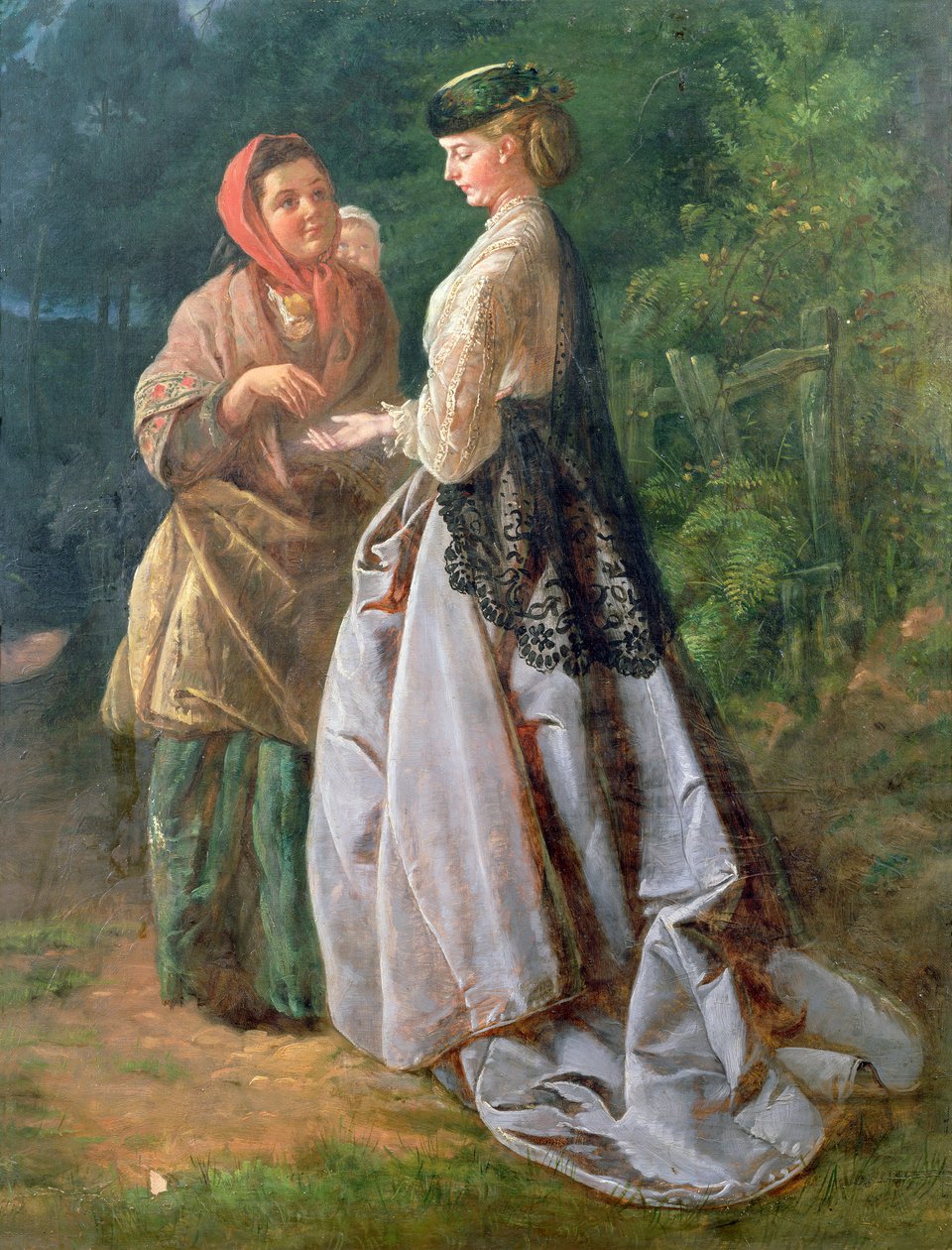 danet i Wróżka Spacerująca, 1859 autorstwa John Scott Cavell