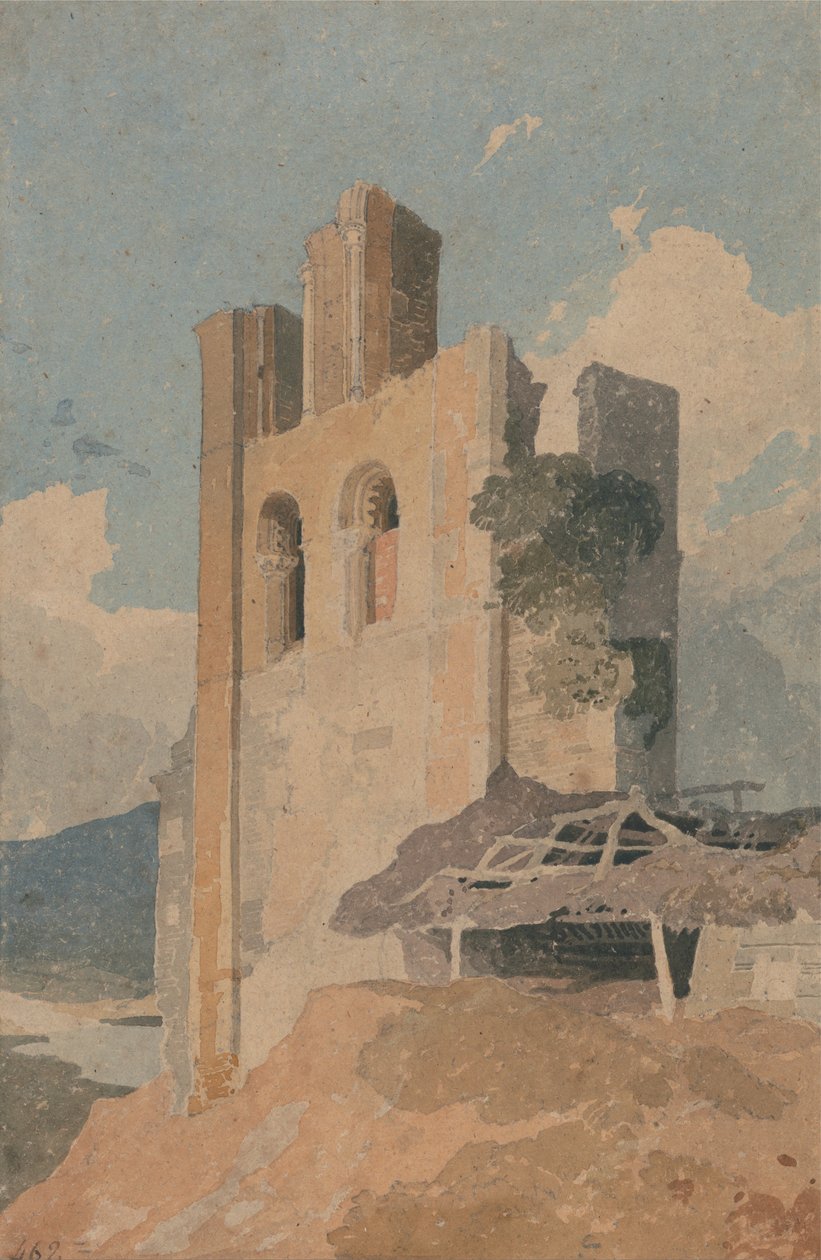 Zamek szeryfa Hutton, Yorkshire autorstwa John Sell Cotman