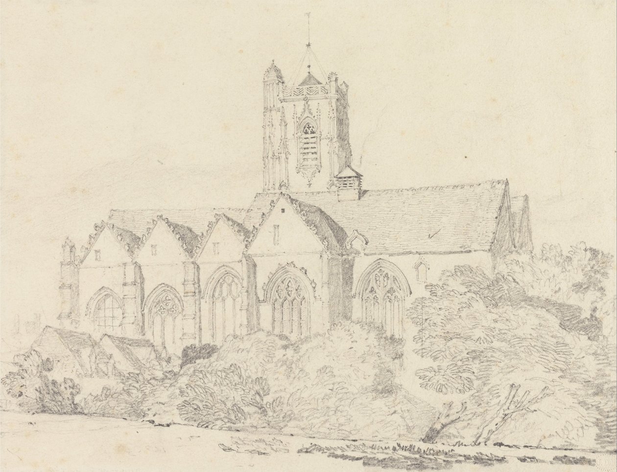 Kościół św. Jana, Peronne (Somme) autorstwa John Sell Cotman