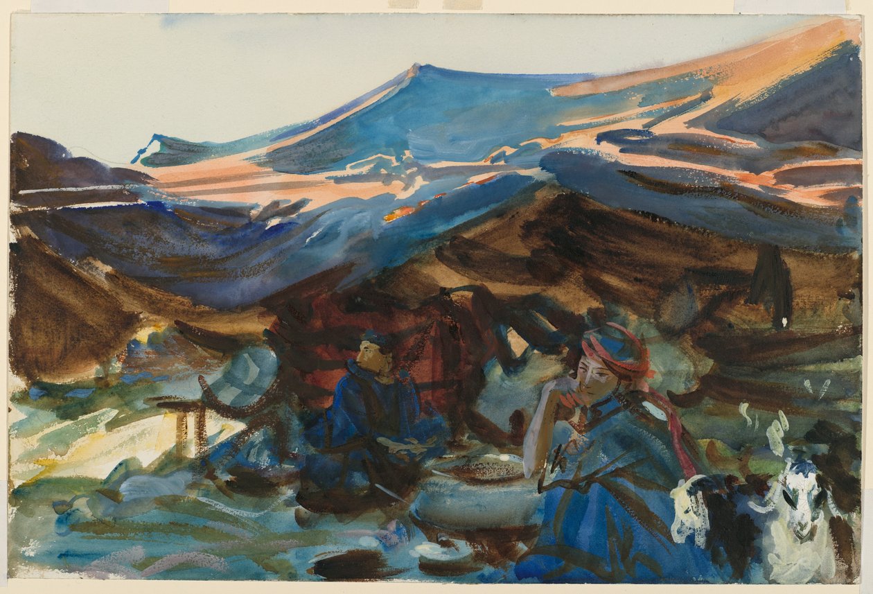 Бедуин эмэгтэйчүүд, 1905-1906 (wc)poli autorstwa John Singer Sargent