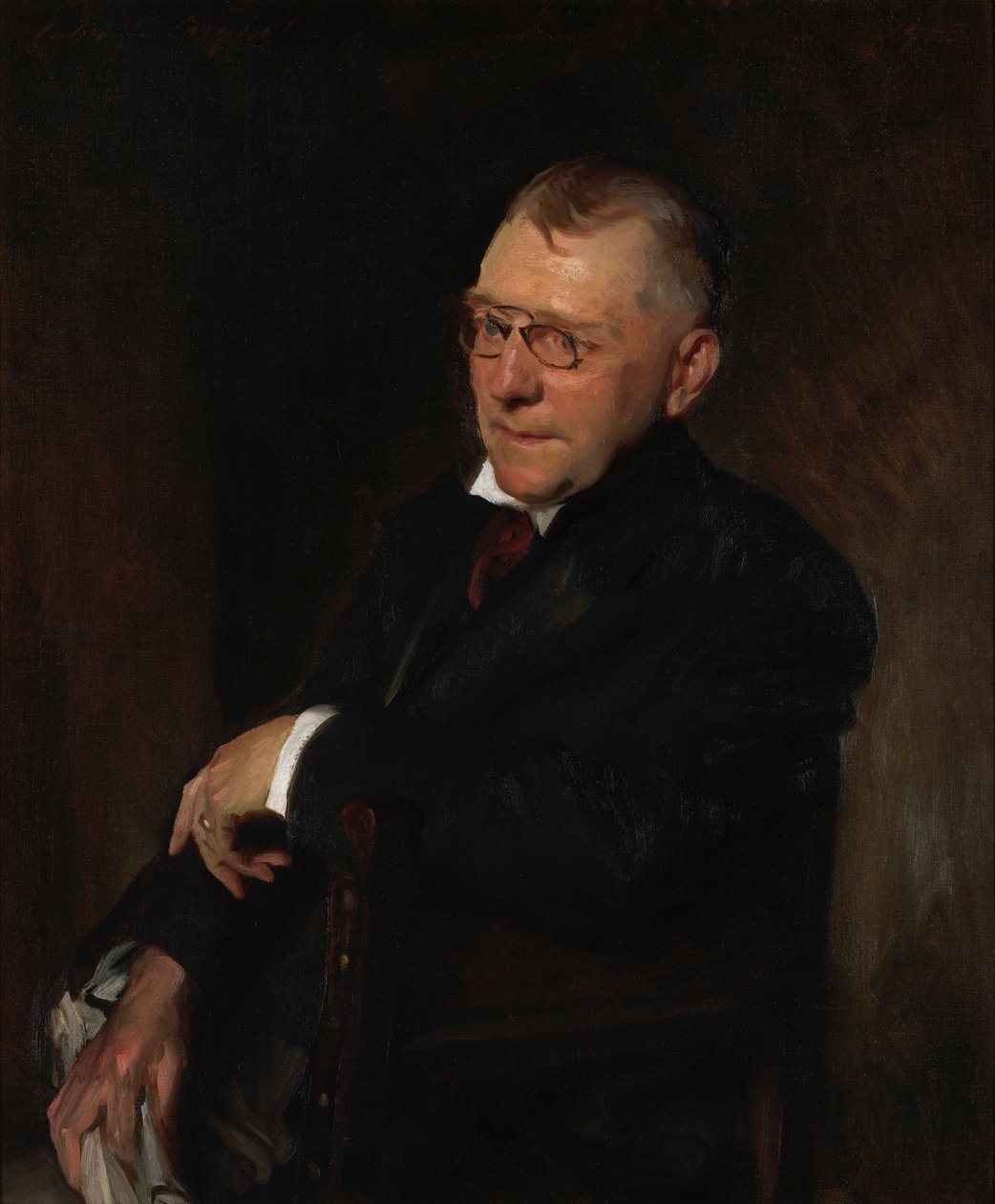 Portret Jamesa Whitcomba Rileya autorstwa John Singer Sargent