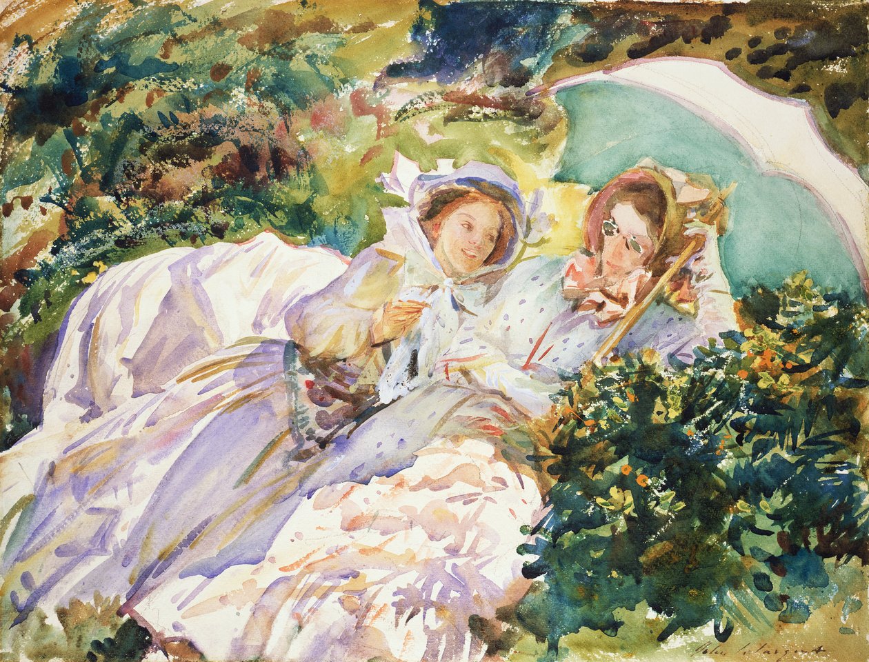 Przepustka Simplon - złośliwiec autorstwa John Singer Sargent