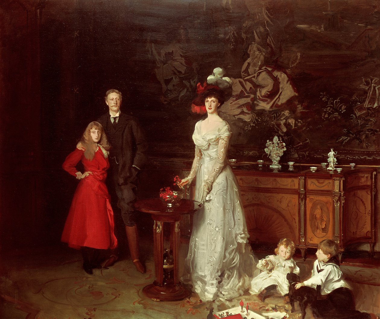 Rodzina Sitwell, 1900 autorstwa John Singer Sargent