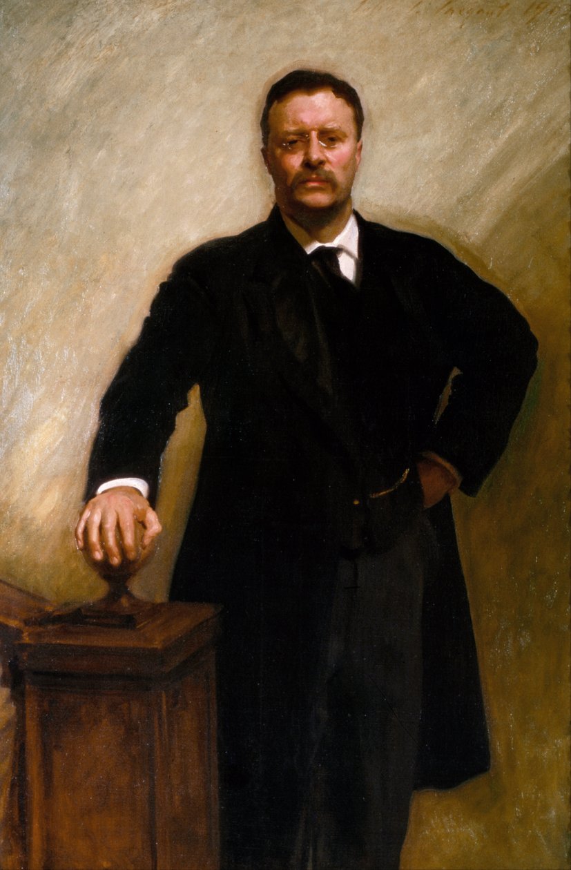 Theodore Roosevelt autorstwa John Singer Sargent