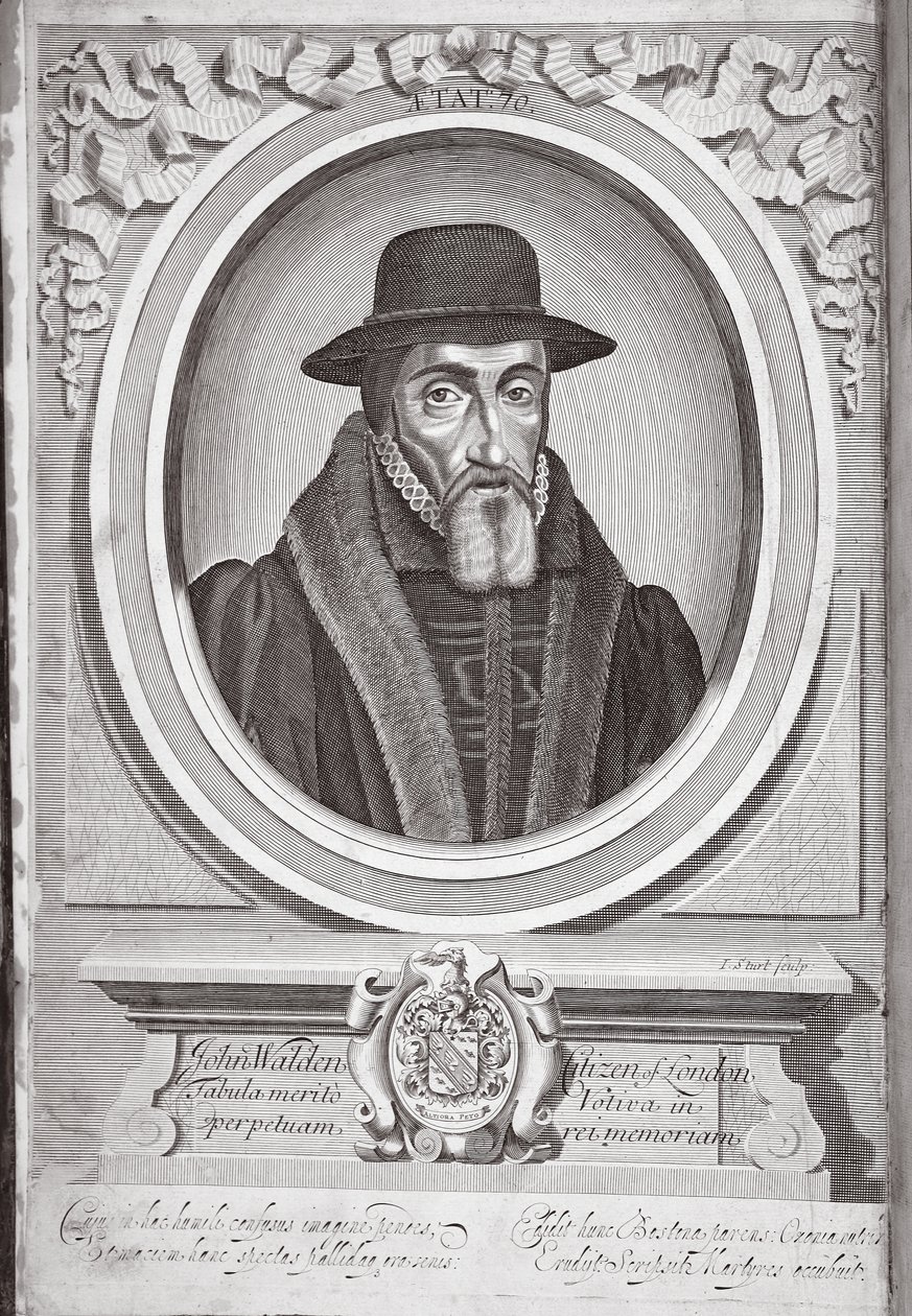 John Walden, obywatel Londynu, ilustracja z „Acts and Monuments” Johna Foxe