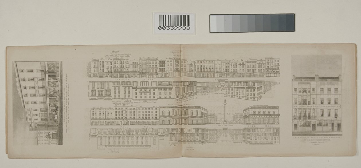 Londyn Street Views, c.1838 autorstwa John Tallis