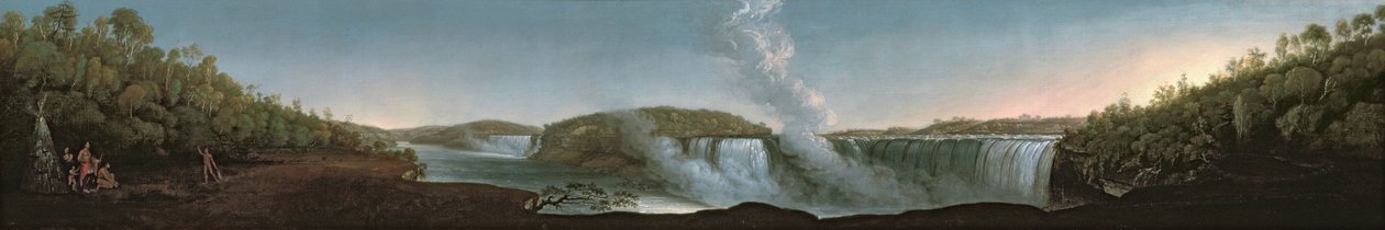 Wodospad Niagara spod Table Rock, 1808 autorstwa John Trumbull
