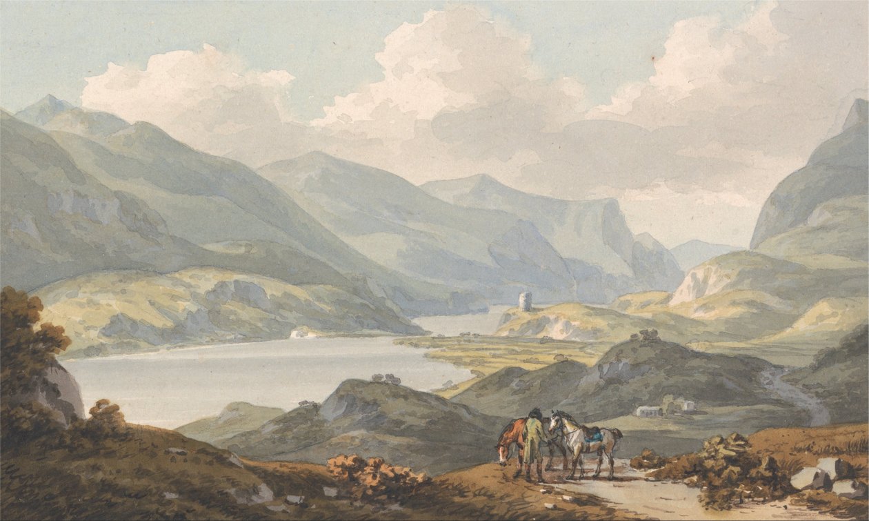 Jeziora Llanberis autorstwa John Warwick Smith