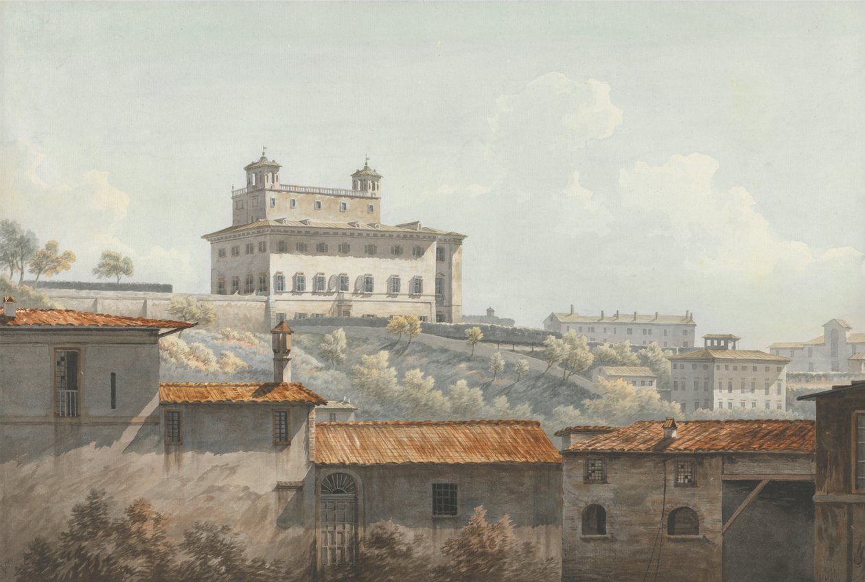 Villa Medici, Rzym autorstwa John Warwick Smith