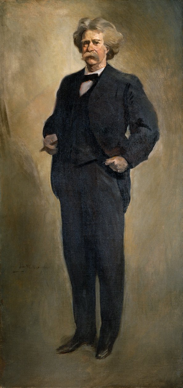 Samuel L. Clemens (Mark Twain) (1912 lub 1913) autorstwa John White Alexander