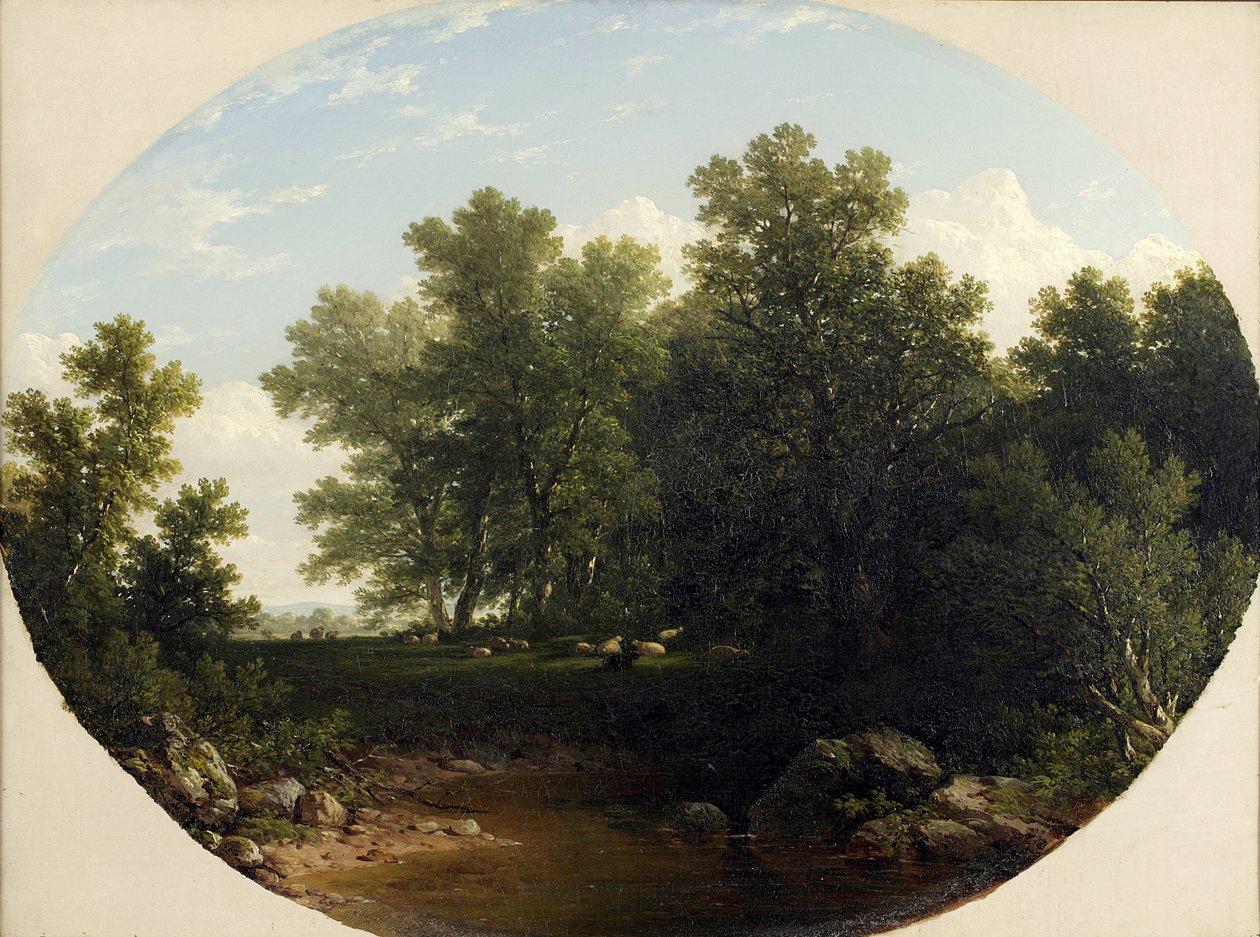 Krajobraz, 1852 autorstwa John William Casilear