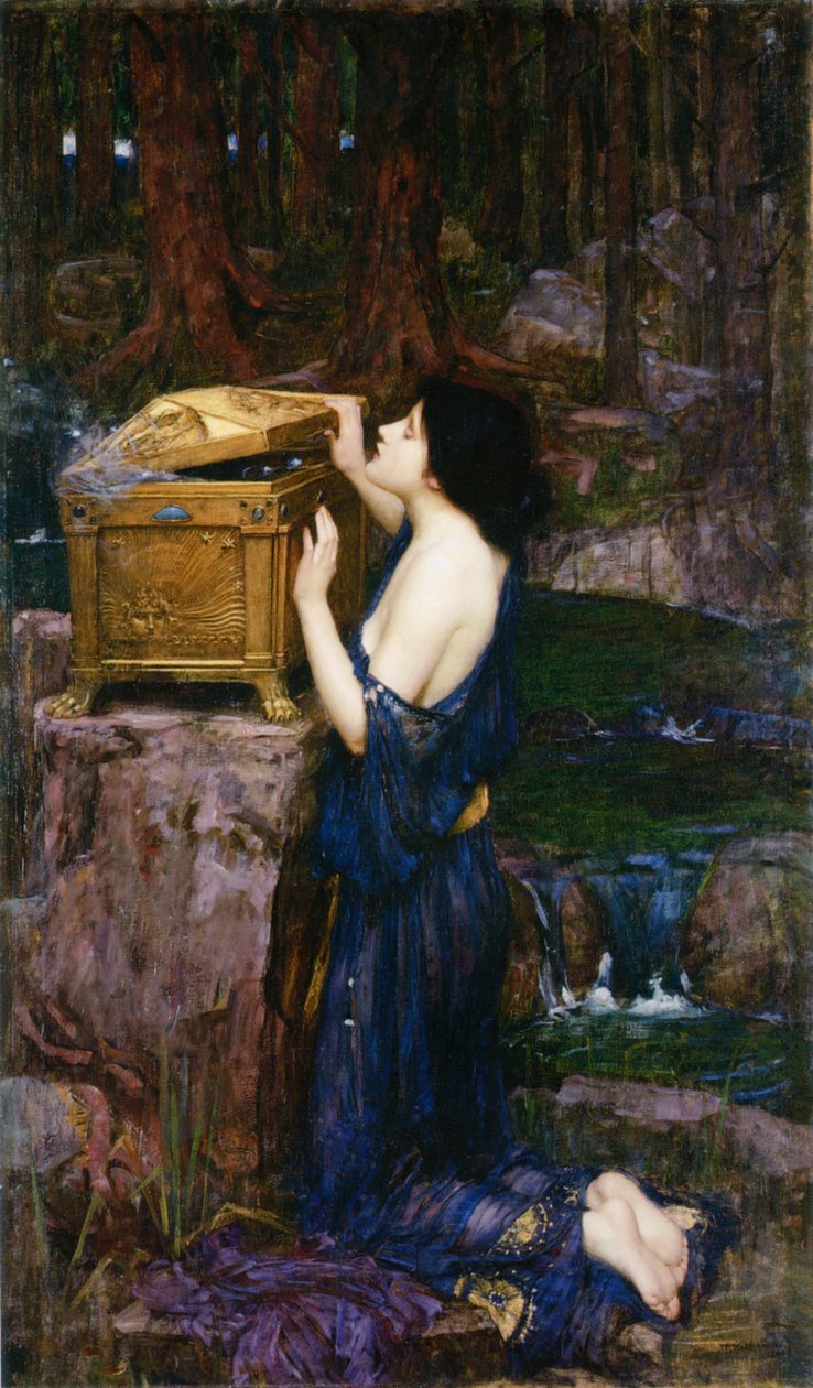 Pandora autorstwa John William Waterhouse