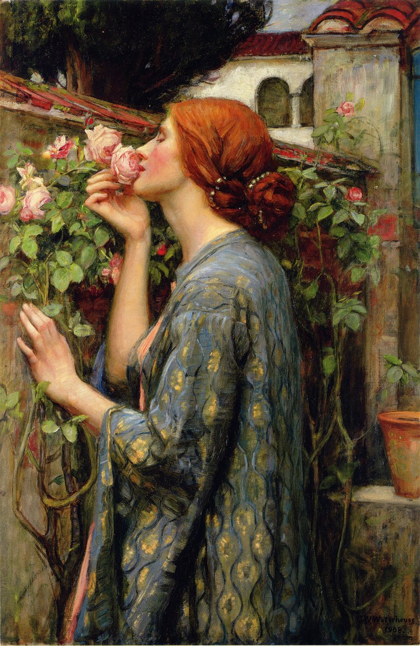 Dusza Róży autorstwa John William Waterhouse