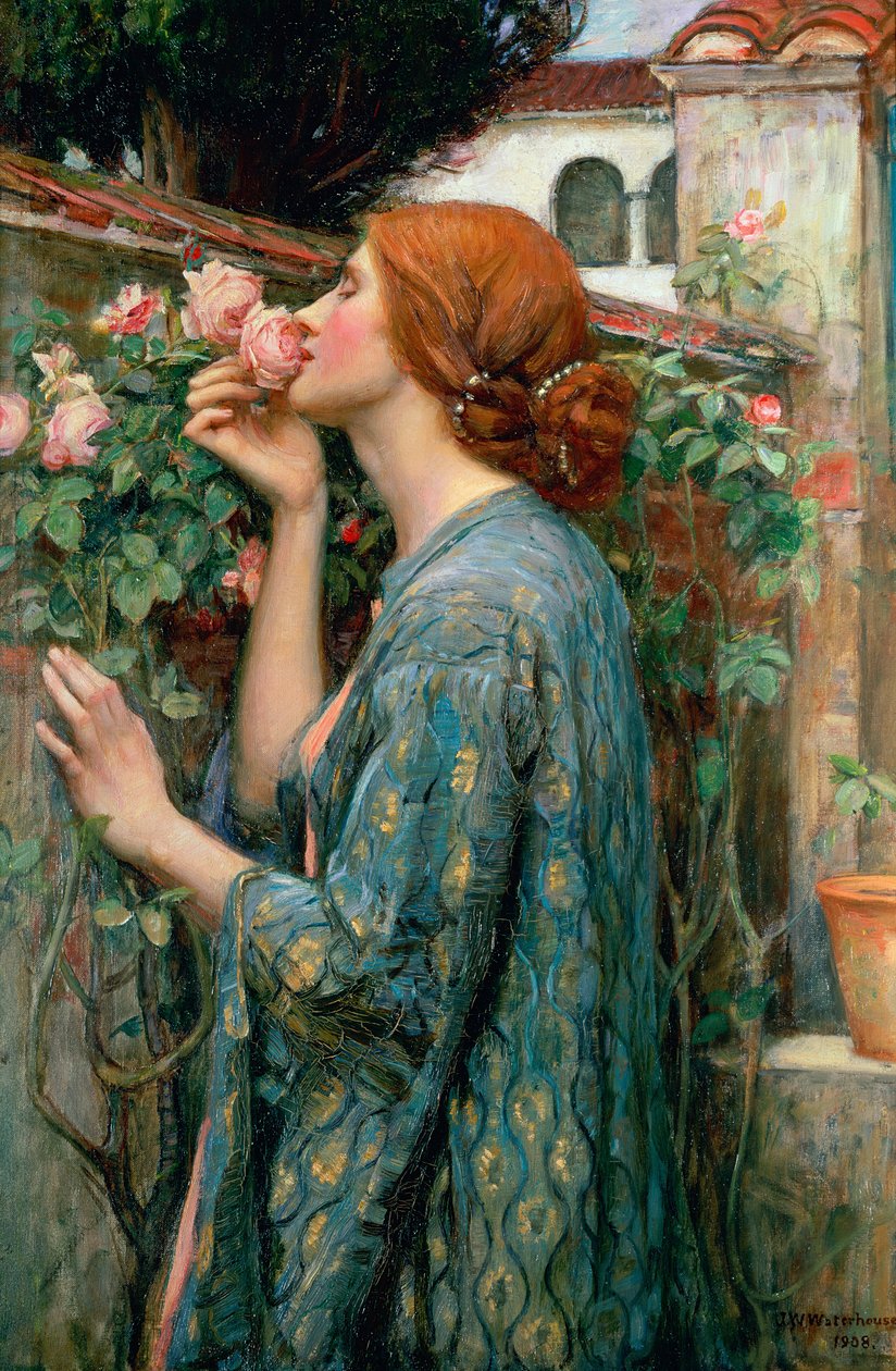 Dusza Róży, 1908 autorstwa John William Waterhouse