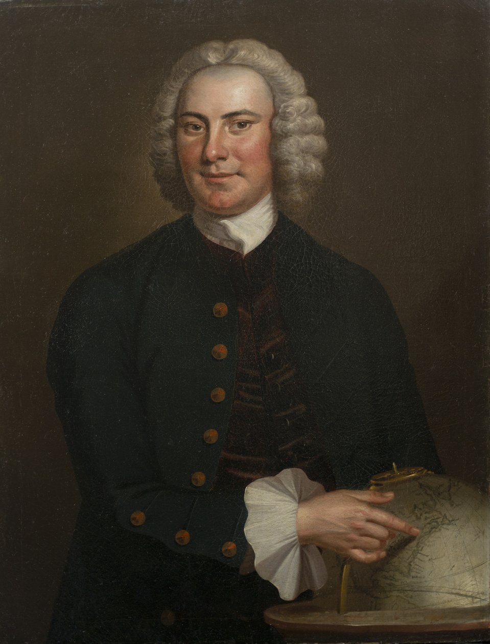 Kapitan John Waddell (1714-1762), 1750 r. autorstwa John Wollaston