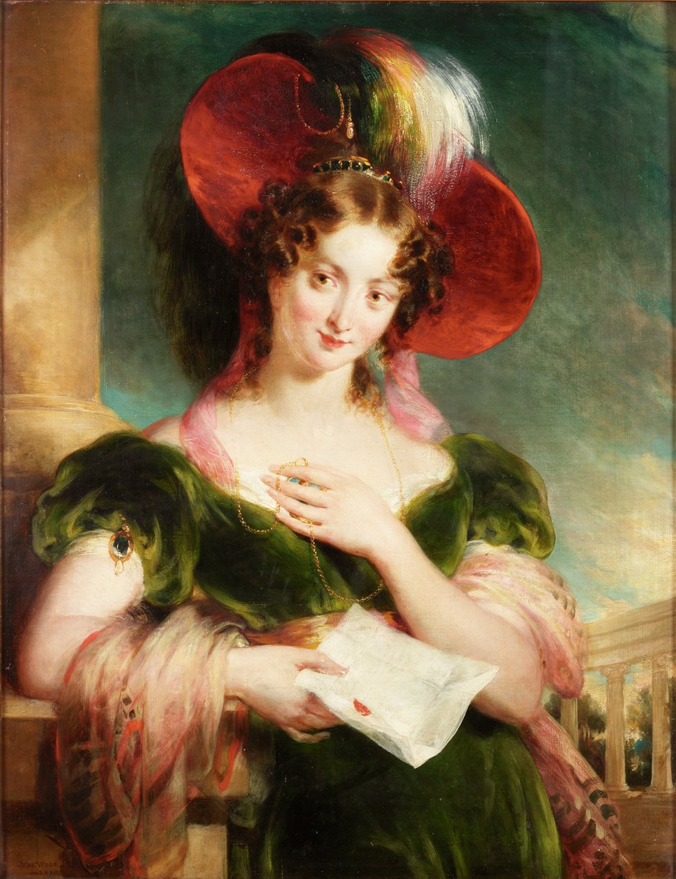 List miłosny, 1830 autorstwa John Wood