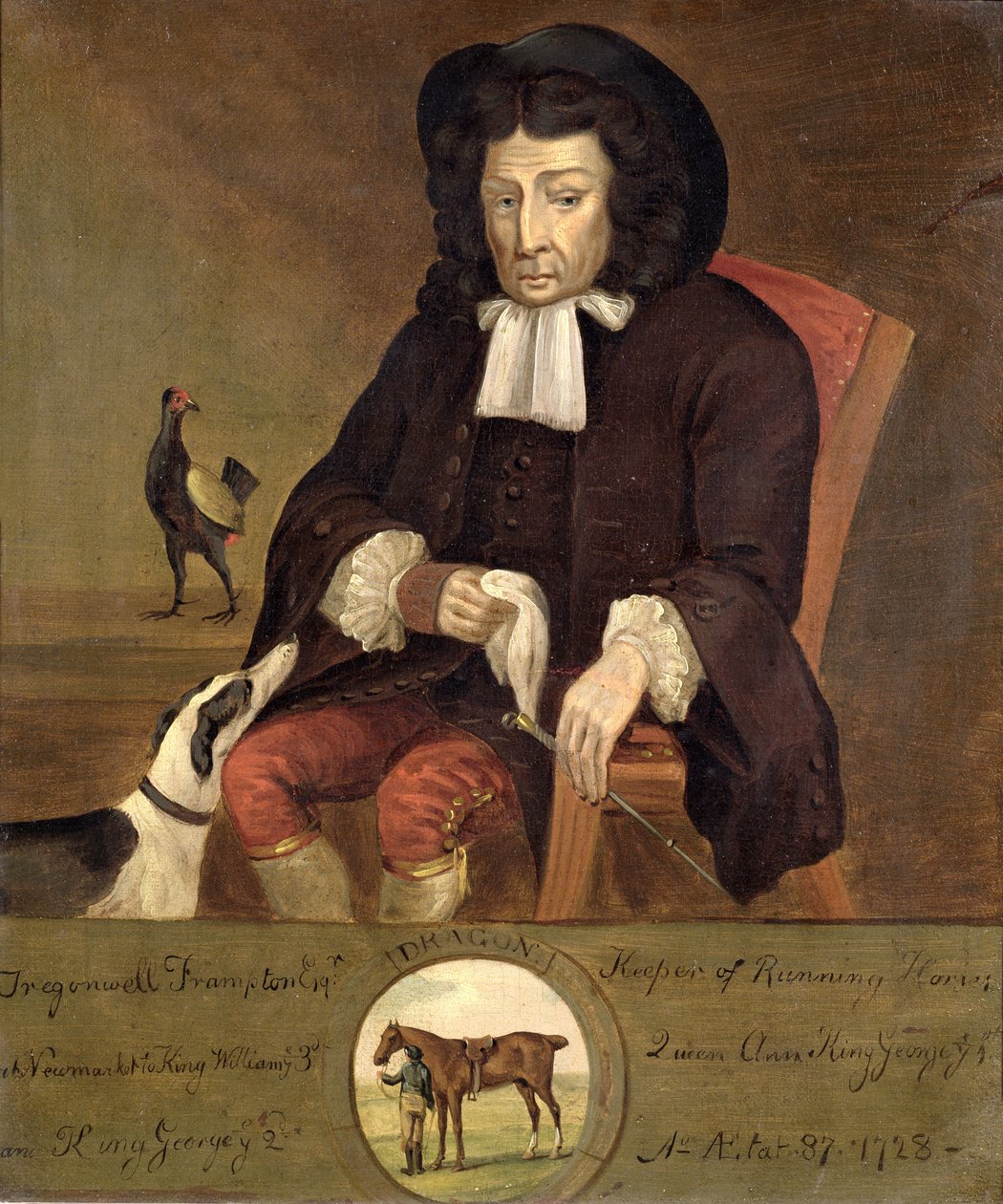 Tregonwell Frampton (1641-1727) Ojciec murawy, 1728 autorstwa John Wootton