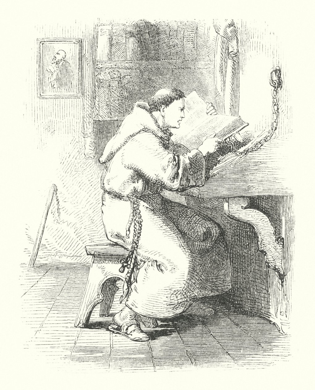 Prawdziwy przewodnik (grawerunek) autorstwa John (after) Gilbert