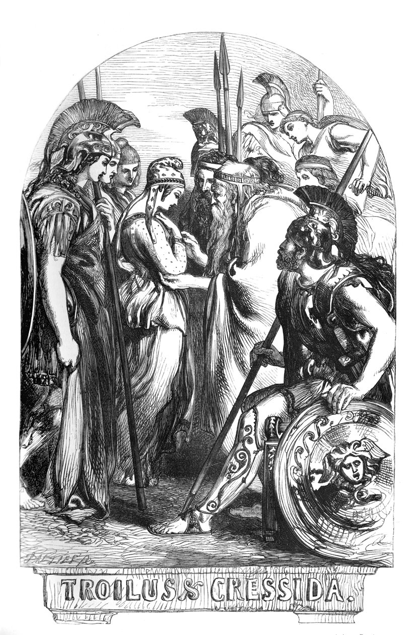 Troilus i Cressida autorstwa John (after) Gilbert