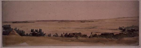Pole bitwy pod Crecy, 26 sierpnia 1346 r. autorstwa John Absolon