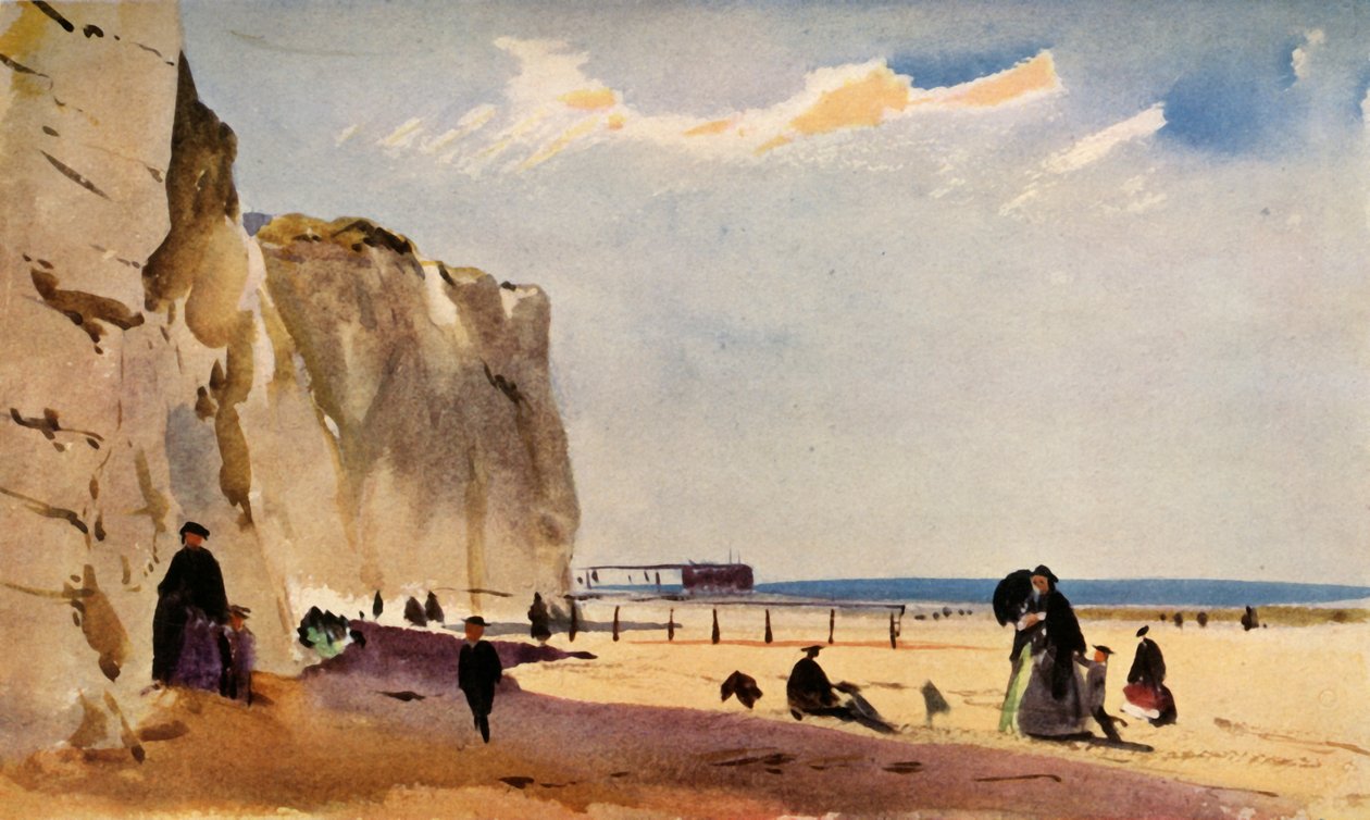 Scena nadmorska, Normandia, ok. 1860, 1934. autorstwa John Absolon