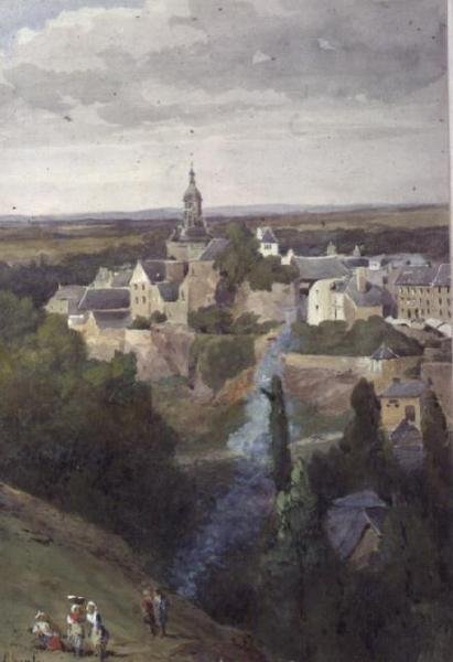 Moncontour, Bretania autorstwa John Absolon