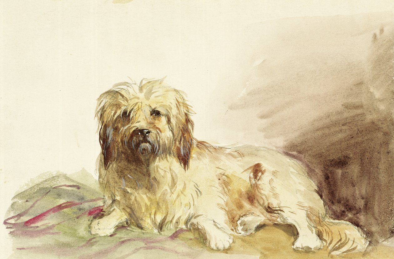 Pies artysty, ok. 1860 autorstwa John Adam P. Houston