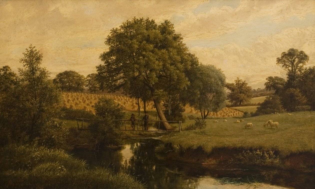 Finham Brook w pobliżu Coventry, 1888 r. autorstwa John Anderson