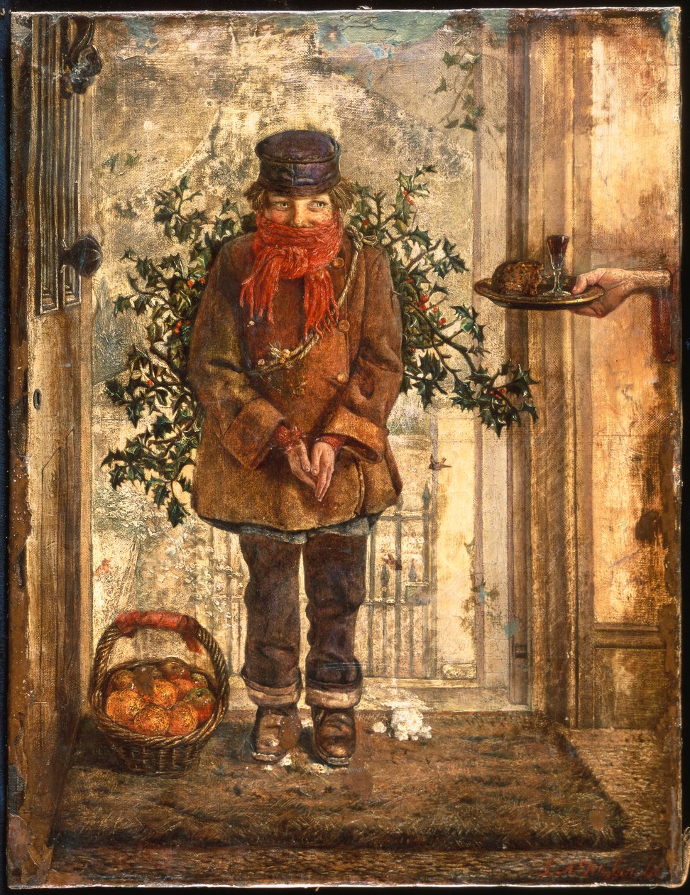 Boże Narodzenie autorstwa John Anster Fitzgerald