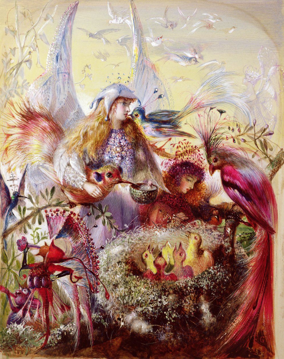 Шувуутай дагина поли autorstwa John Anster Fitzgerald