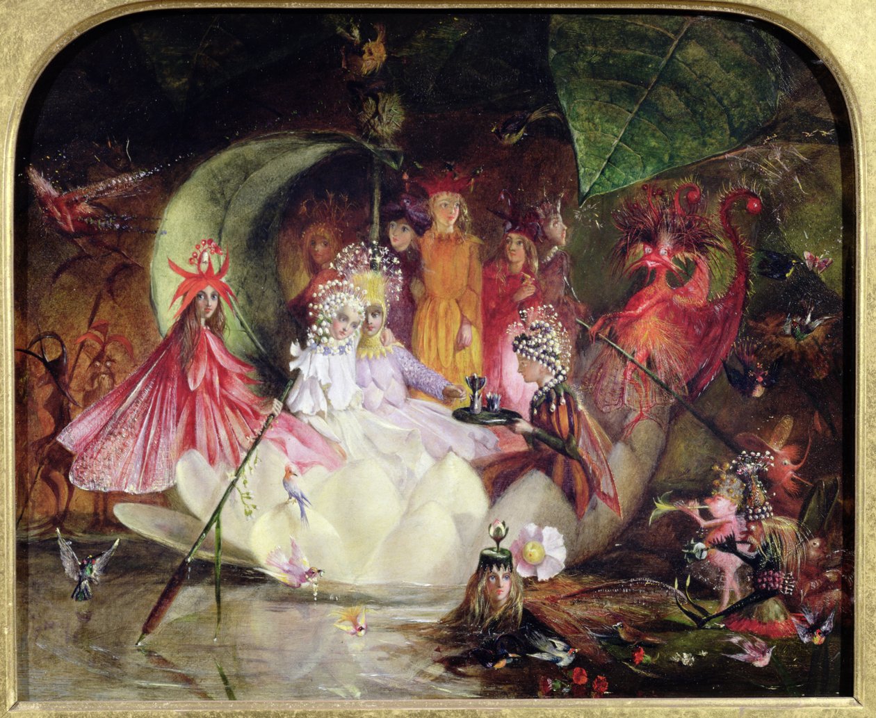 Баркеполи дагина autorstwa John Anster Fitzgerald