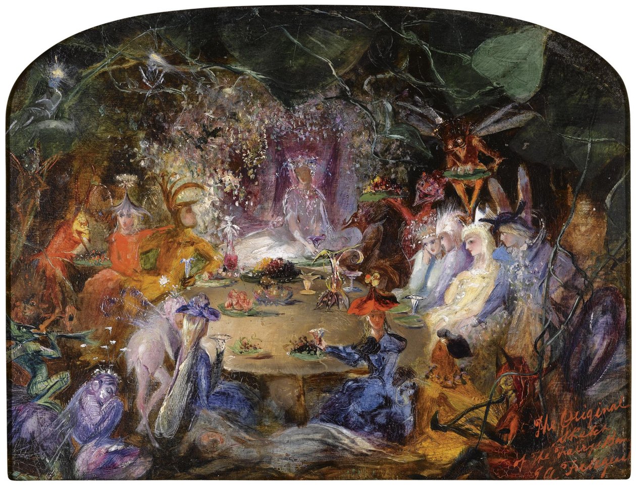 Bankiet Wróżek, ok. 1930 r. 1858 autorstwa John Anster Fitzgerald