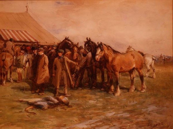 Targi Końskie autorstwa John Atkinson