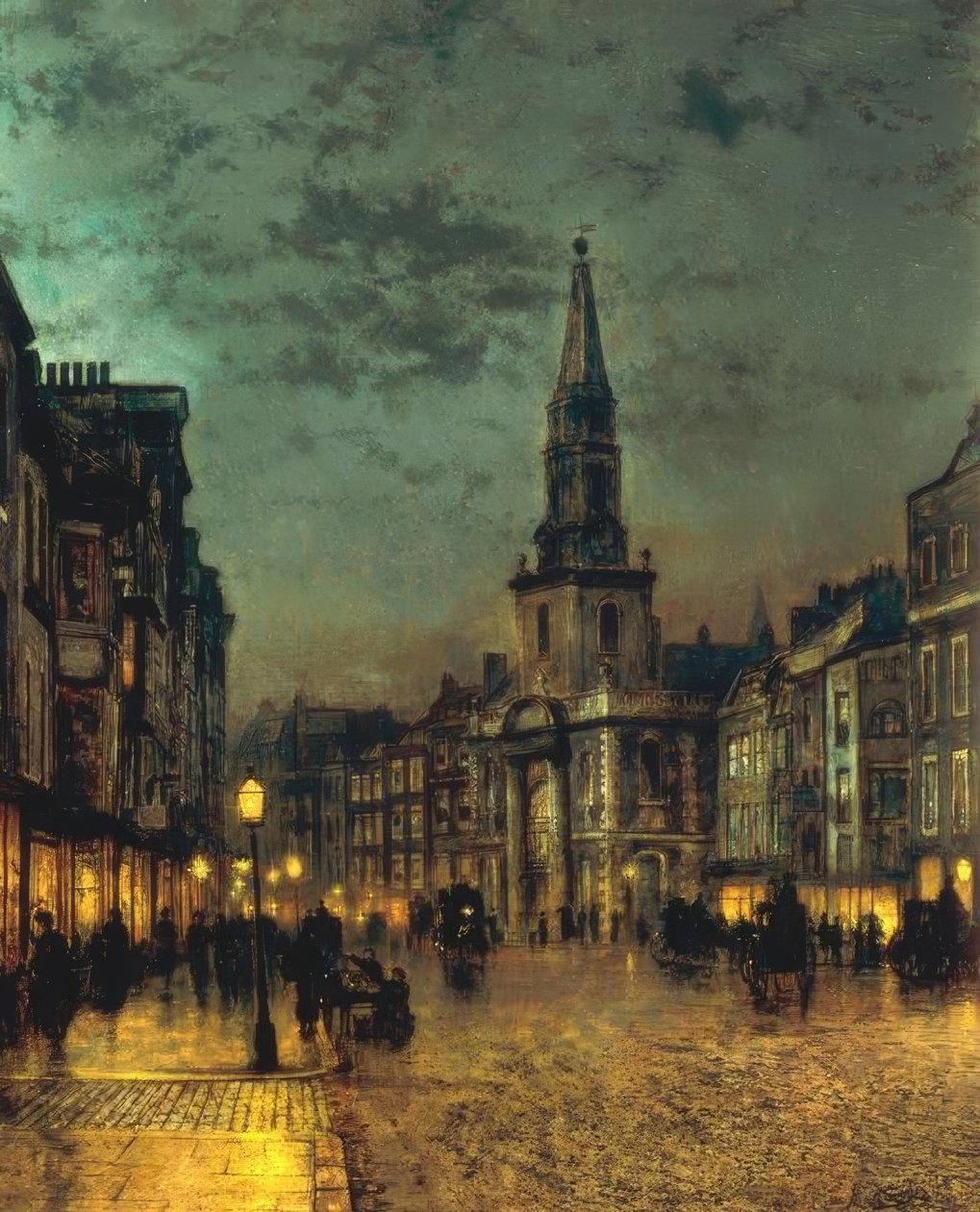Blackman Street, dzielnica, Londyn autorstwa John Atkinson Grimshaw