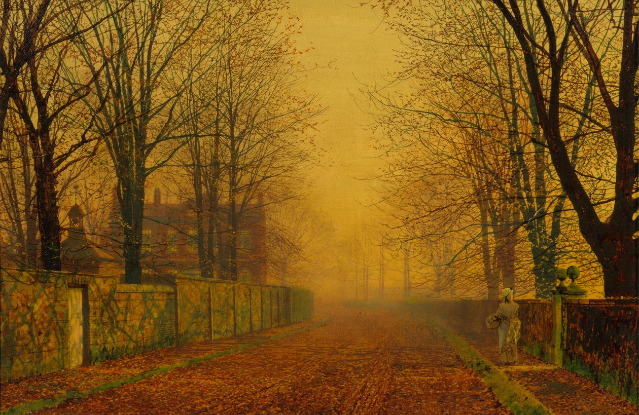 Blask wieczoru autorstwa John Atkinson Grimshaw
