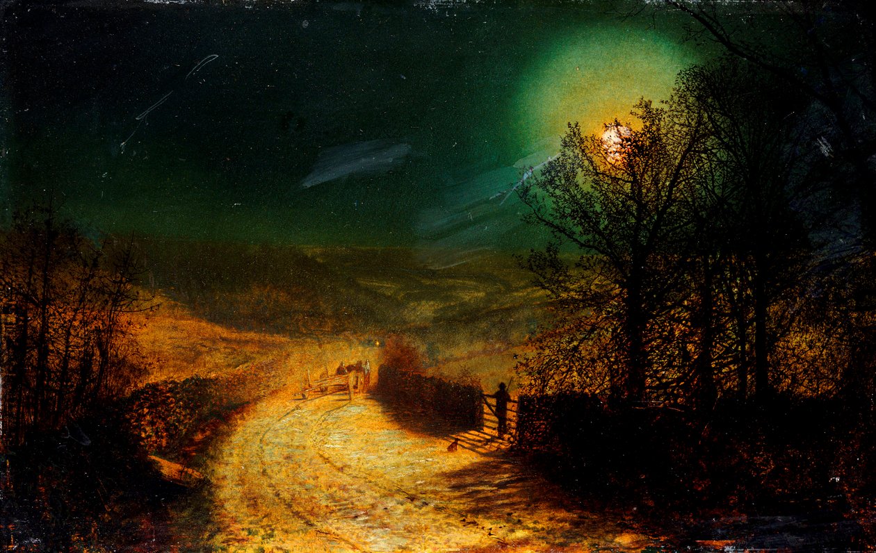 W pobliżu opactwa Bolton, 1876 r. autorstwa John Atkinson Grimshaw
