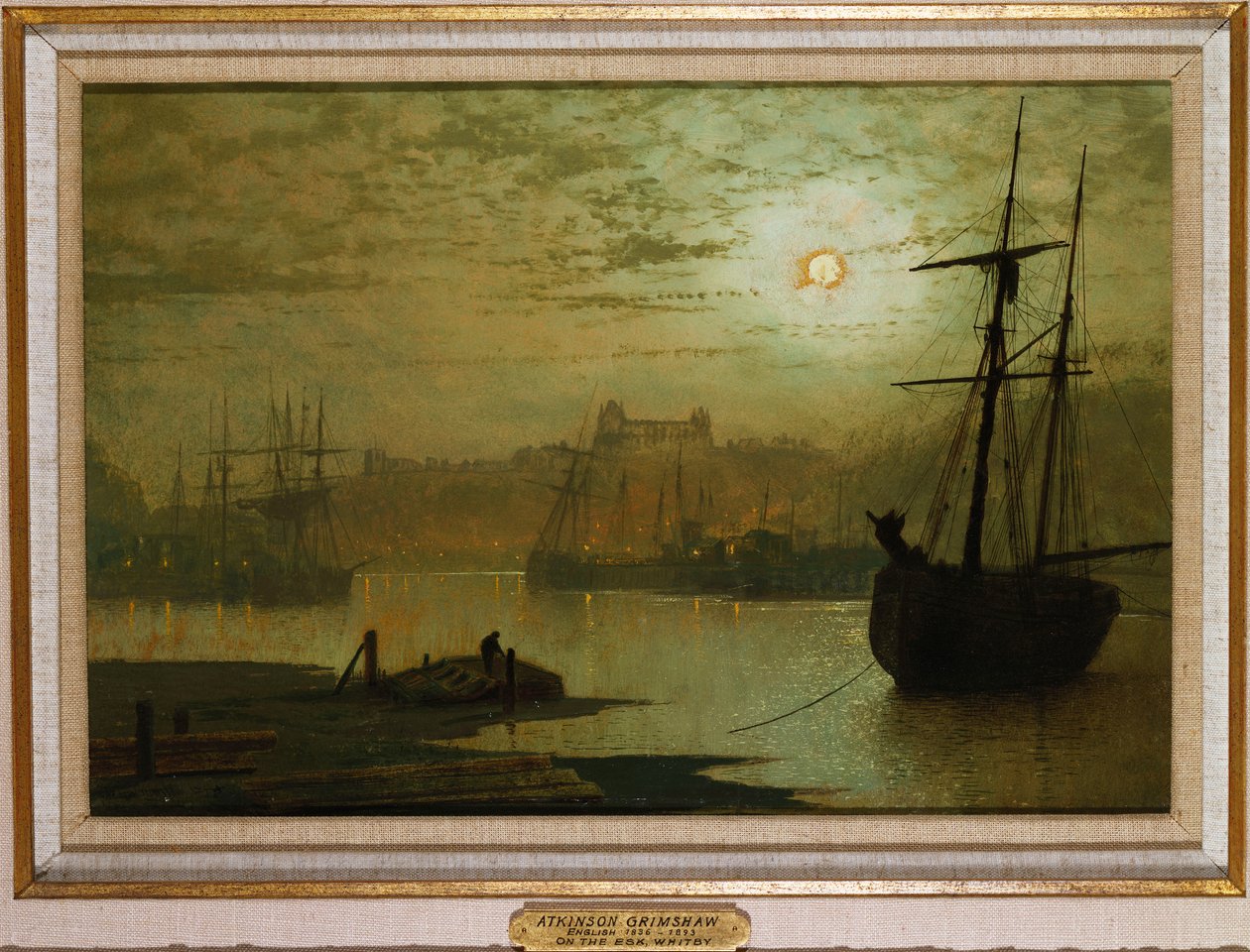 Na Esku, Whitby, 1877 autorstwa John Atkinson Grimshaw