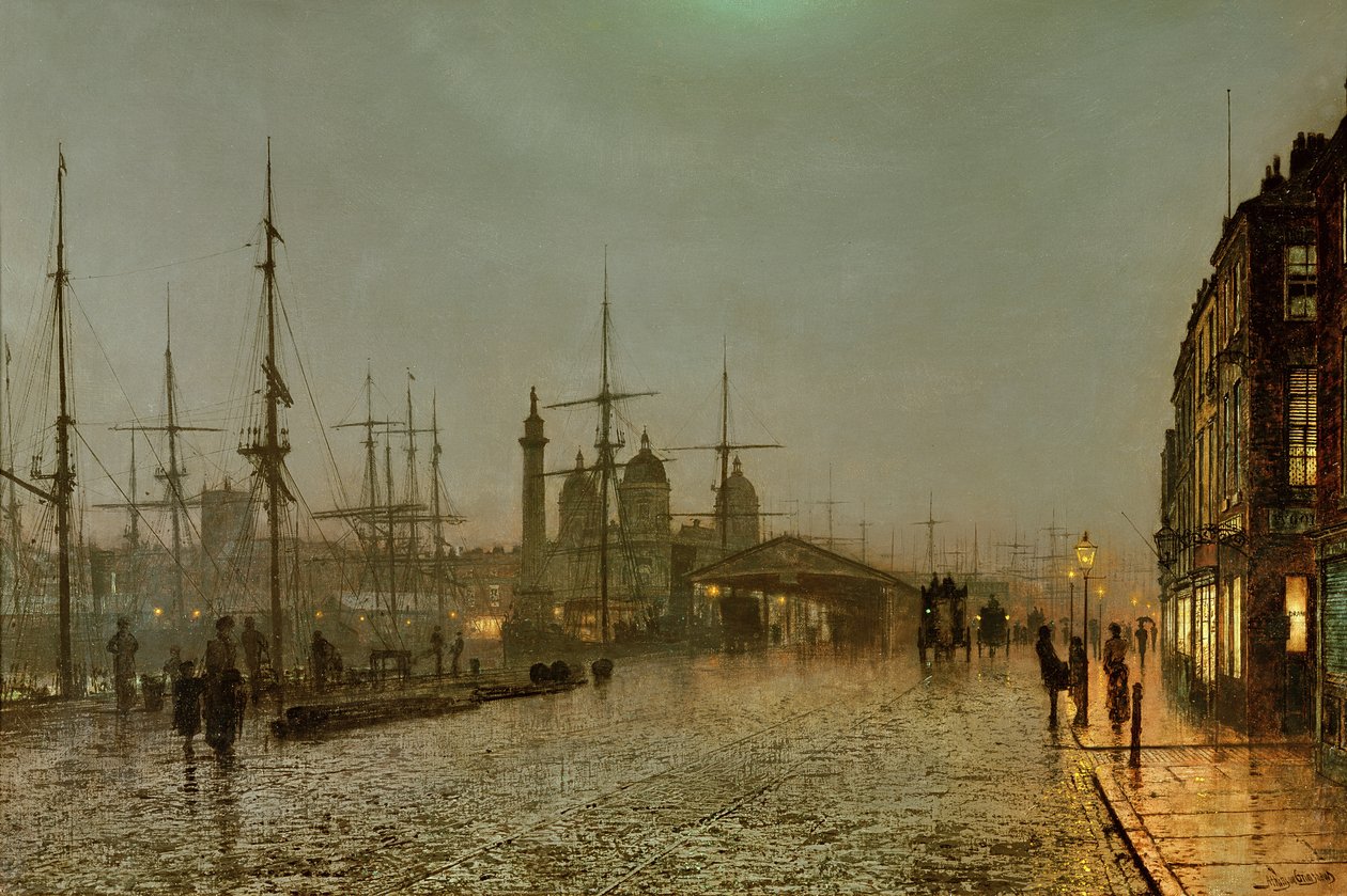 Nieznany obraz autorstwa John Atkinson Grimshaw