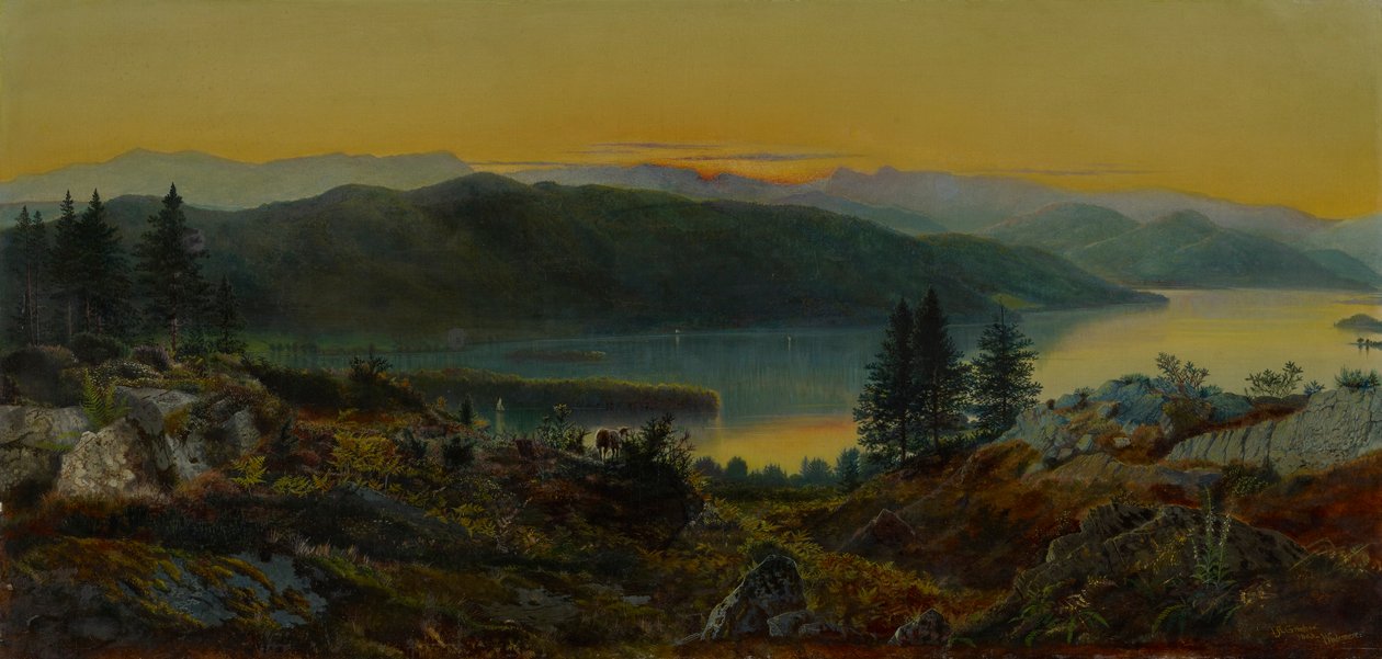 Windermere autorstwa John Atkinson Grimshaw