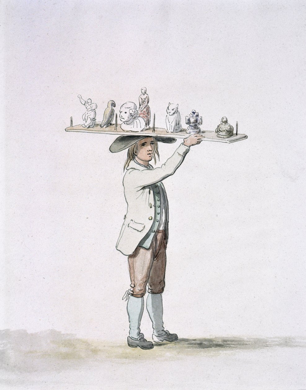 Sprzedawca obrazów autorstwa John Augustus Atkinson
