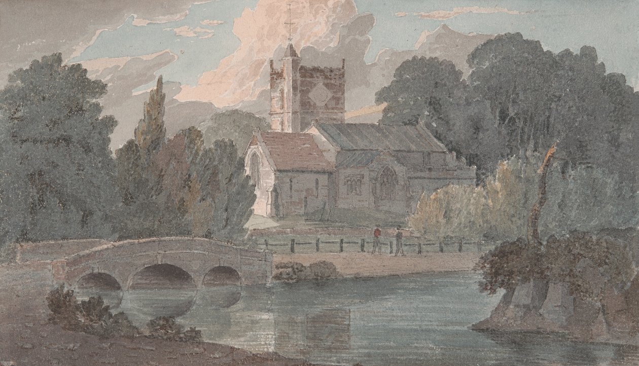 Combe niedaleko Sarum autorstwa John Baverstock Knight