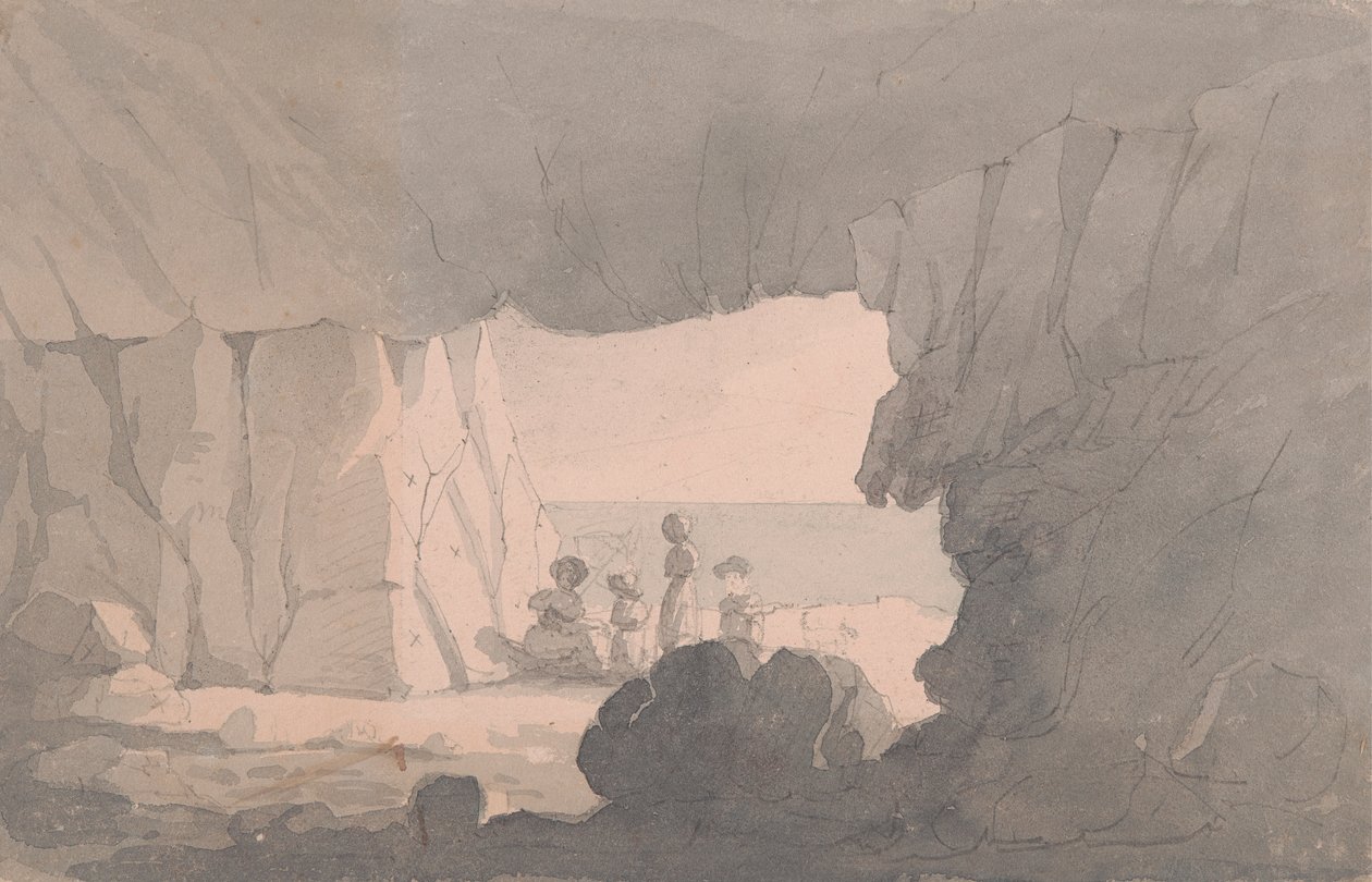 Jaskinia Tilly Whim, Dorset autorstwa John Baverstock Knight