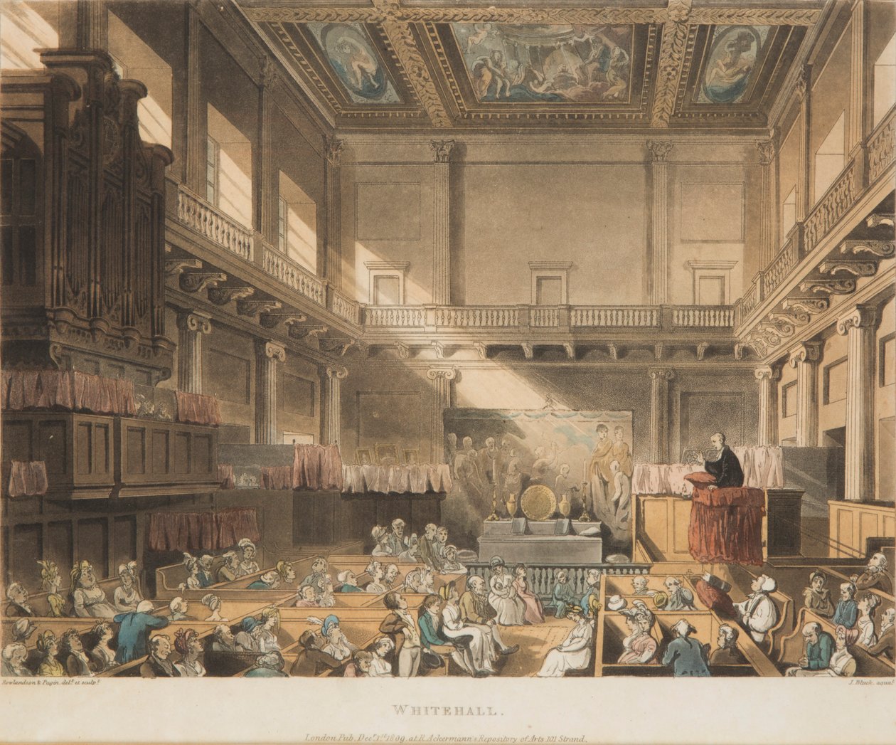 Kaplica Whitehall autorstwa John Bluck