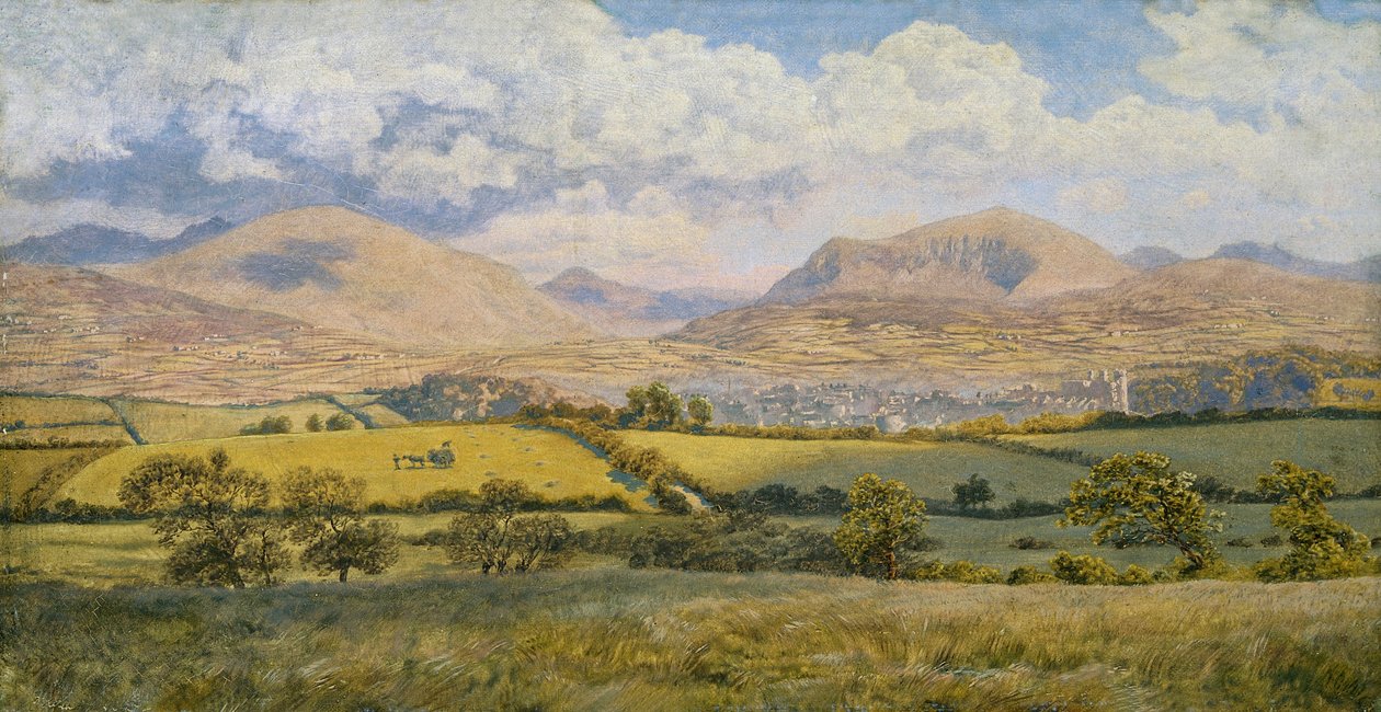 „Caernarvon”, 1875 autorstwa John Brett