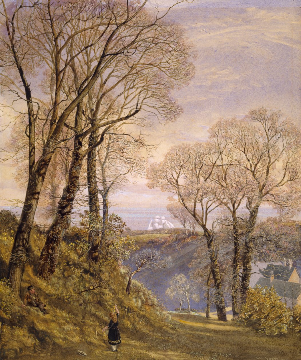 Luty na Isle of Wight, 1866 autorstwa John Brett