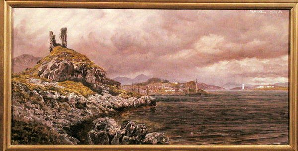 Kyleakin, 7 maja 1886 (olej na płótnie) autorstwa John Brett