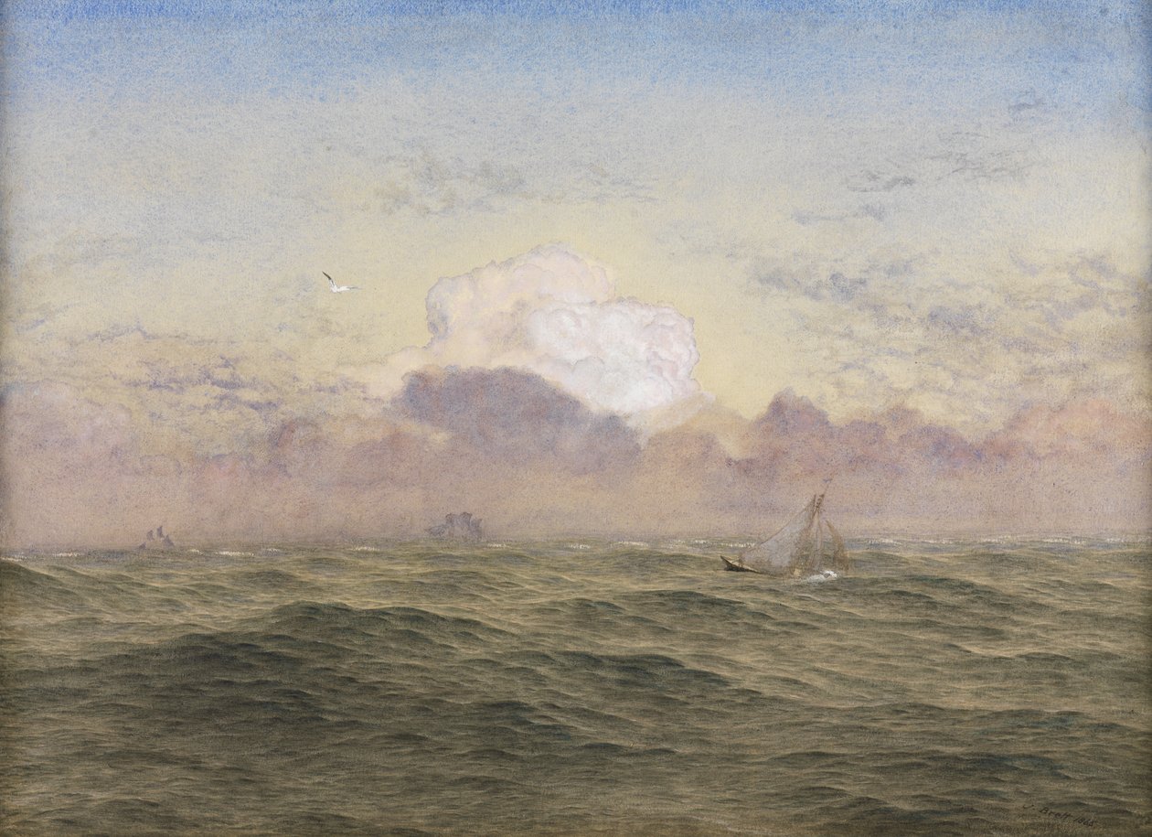 Morze Otwarte, 1865 autorstwa John Brett