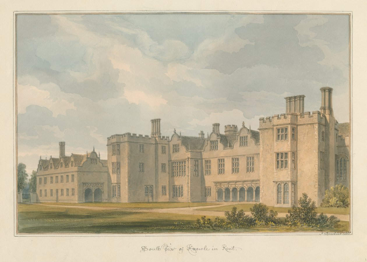 Kent - Knowle, 1811 autorstwa John Buckler